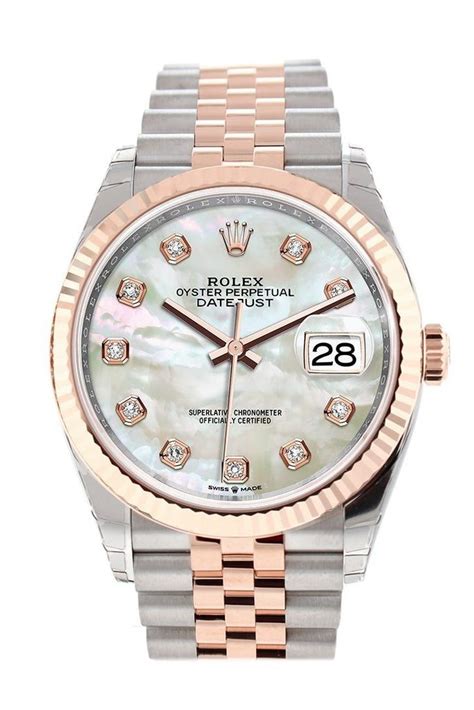 mother of pearl rolex face ladies diamonds rose gold|rolex women's datejust diamond bezel.